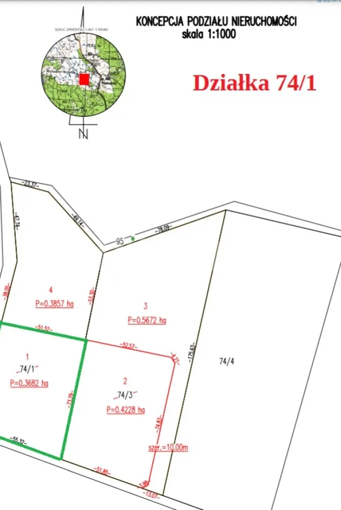 Działka na sprzedaż Machowinko